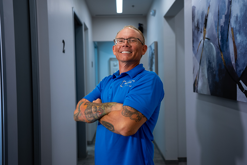ProSmile patient Josh smiling after his AOX procedure